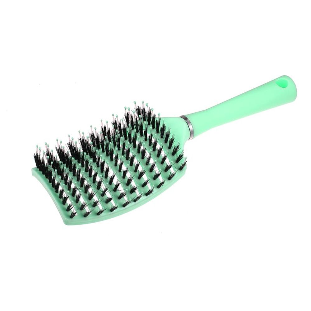 Vent Detangling Hair Brush with Detangling Pins Green